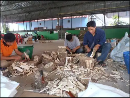 Removing white portion